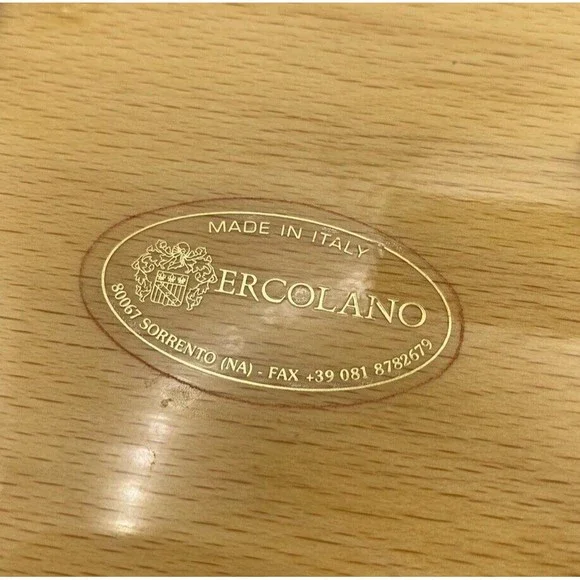 Lena Lui Ercolano Italy Wooden Music Box Presents Harmonic Duet by Lena Liu Decor